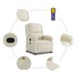 vidaXL Massagesessel Creme Kunstleder vidaXL Massagesessel Creme Kunstleder