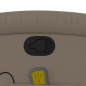 vidaXL Massagesessel Cappuccino-Braun Kunstleder vidaXL Massagesessel Cappuccino-Braun Kunstleder
