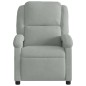 vidaXL Relaxsessel Hellgrau Samt vidaXL Relaxsessel Hellgrau Samt