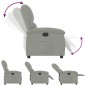 vidaXL Relaxsessel Hellgrau Samt vidaXL Relaxsessel Hellgrau Samt