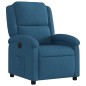 vidaXL Relaxsessel Blau Samt vidaXL Relaxsessel Blau Samt