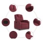 vidaXL Relaxsessel Weinrot Stoff vidaXL Relaxsessel Weinrot Stoff