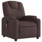 vidaXL Massagesessel Dunkelbraun Stoff vidaXL Massagesessel Dunkelbraun Stoff