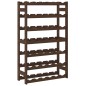 vidaXL Weinregal für 42 Flaschen Braun Massivholz Kiefer vidaXL Weinregal für 42 Flaschen Braun Massivholz Kiefer