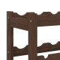 vidaXL Weinregal für 42 Flaschen Braun Massivholz Kiefer vidaXL Weinregal für 42 Flaschen Braun Massivholz Kiefer