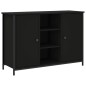vidaXL Sideboard Schwarz 100x35x70 cm Holzwerkstoff vidaXL Sideboard Schwarz 100x35x70 cm Holzwerkstoff