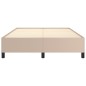 Bettgestell Cappuccino-Braun 140x200 cm Kunstleder Bettgestell Cappuccino-Braun 140x200 cm Kunstleder