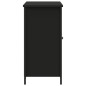 vidaXL Sideboard Schwarz 100x35x70 cm Holzwerkstoff vidaXL Sideboard Schwarz 100x35x70 cm Holzwerkstoff