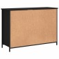 vidaXL Sideboard Schwarz 100x35x70 cm Holzwerkstoff vidaXL Sideboard Schwarz 100x35x70 cm Holzwerkstoff