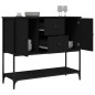 vidaXL Sideboard Schwarz 100x36x85 cm Holzwerkstoff vidaXL Sideboard Schwarz 100x36x85 cm Holzwerkstoff