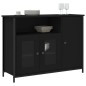 vidaXL Sideboard Schwarz 100x35x75 cm Holzwerkstoff vidaXL Sideboard Schwarz 100x35x75 cm Holzwerkstoff