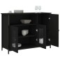 vidaXL Sideboard Schwarz 100x35x75 cm Holzwerkstoff vidaXL Sideboard Schwarz 100x35x75 cm Holzwerkstoff