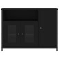 vidaXL Sideboard Schwarz 100x35x75 cm Holzwerkstoff vidaXL Sideboard Schwarz 100x35x75 cm Holzwerkstoff