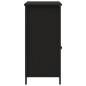 vidaXL Sideboard Schwarz 100x35x75 cm Holzwerkstoff vidaXL Sideboard Schwarz 100x35x75 cm Holzwerkstoff