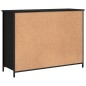 vidaXL Sideboard Schwarz 100x35x75 cm Holzwerkstoff vidaXL Sideboard Schwarz 100x35x75 cm Holzwerkstoff