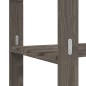 vidaXL Lagerregal mit 3 Böden Grau 80x38x90 cm Massivholz Kiefer vidaXL Lagerregal mit 3 Böden Grau 80x38x90 cm Massivholz Kiefer