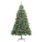 vidaXL Künstlicher Weihnachtsbaum Klappbar 300 LEDs & Kugeln 240 cm vidaXL Künstlicher Weihnachtsbaum Klappbar 300 LEDs & Kugeln 240 cm