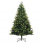 vidaXL Künstlicher Weihnachtsbaum Klappbar 300 LEDs & Kugeln 210 cm vidaXL Künstlicher Weihnachtsbaum Klappbar 300 LEDs & Kugeln 210 cm
