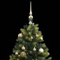 vidaXL Künstlicher Weihnachtsbaum Klappbar 300 LEDs & Kugeln 240 cm vidaXL Künstlicher Weihnachtsbaum Klappbar 300 LEDs & Kugeln 240 cm