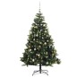 vidaXL Künstlicher Weihnachtsbaum Klappbar 300 LEDs & Kugeln 240 cm vidaXL Künstlicher Weihnachtsbaum Klappbar 300 LEDs & Kugeln 240 cm
