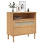vidaXL Sideboard SENJA Rattan-Optik Braun 80x40x80 cm Kiefernholz vidaXL Sideboard SENJA Rattan-Optik Braun 80x40x80 cm Kiefernholz
