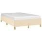 Bettgestell Creme 120x200 cm Stoff Bettgestell Creme 120x200 cm Stoff