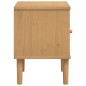 vidaXL Nachttisch SENJA Braun 40x35x48 cm Massivholz Kiefer vidaXL Nachttisch SENJA Braun 40x35x48 cm Massivholz Kiefer