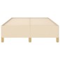 Bettgestell Creme 120x200 cm Stoff Bettgestell Creme 120x200 cm Stoff