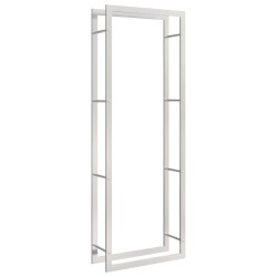 vidaXL Brennholzregal 80x28x222 cm Edelstahl