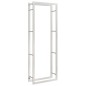 vidaXL Brennholzregal 80x28x222 cm Edelstahl vidaXL Brennholzregal 80x28x222 cm Edelstahl
