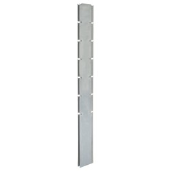  vidaXL Pfosten für Gabionenzaun Silbern 180 cm Verzinkter Stahl