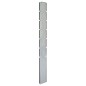 vidaXL Pfosten für Gabionenzaun Silbern 180 cm Verzinkter Stahl vidaXL Pfosten für Gabionenzaun Silbern 180 cm Verzinkter Stahl
