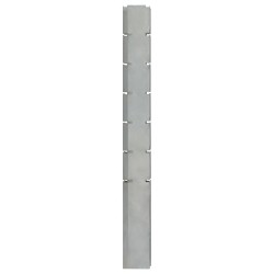  vidaXL Pfosten für Gabionenzaun Silbern 180 cm Verzinkter Stahl