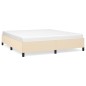 Bettgestell Creme 160x200 cm Stoff Bettgestell Creme 160x200 cm Stoff