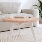 vidaXL Tischplatte Ø70x4 cm Rund Massivholz Buche vidaXL Tischplatte Ø70x4 cm Rund Massivholz Buche