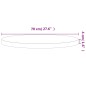 vidaXL Tischplatte Ø70x4 cm Rund Massivholz Buche vidaXL Tischplatte Ø70x4 cm Rund Massivholz Buche