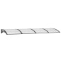 vidaXL Türvordach Schwarz 350x100 cm Polycarbonat vidaXL Türvordach Schwarz 350x100 cm Polycarbonat