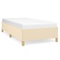 Bettgestell Creme 80x200 cm Stoff Bettgestell Creme 80x200 cm Stoff