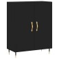 vidaXL Highboard Schwarz 69,5x34x180 cm Holzwerkstoff vidaXL Highboard Schwarz 69,5x34x180 cm Holzwerkstoff