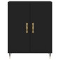 vidaXL Highboard Schwarz 69,5x34x180 cm Holzwerkstoff vidaXL Highboard Schwarz 69,5x34x180 cm Holzwerkstoff