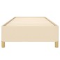 Bettgestell Creme 80x200 cm Stoff Bettgestell Creme 80x200 cm Stoff