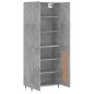 vidaXL Highboard Betongrau 69,5x34x180 cm Holzwerkstoff vidaXL Highboard Betongrau 69,5x34x180 cm Holzwerkstoff