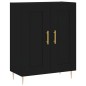 vidaXL Highboard Schwarz 69,5x34x180 cm Holzwerkstoff vidaXL Highboard Schwarz 69,5x34x180 cm Holzwerkstoff