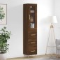 vidaXL Highboard Braun Eichen-Optik 34,5x34x180 cm Holzwerkstoff vidaXL Highboard Braun Eichen-Optik 34,5x34x180 cm Holzwerkstoff