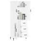 vidaXL Highboard Weiß 69,5x34x180 cm Holzwerkstoff vidaXL Highboard Weiß 69,5x34x180 cm Holzwerkstoff