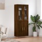 vidaXL Highboard Braun Eichen-Optik 69,5x34x180 cm Holzwerkstoff vidaXL Highboard Braun Eichen-Optik 69,5x34x180 cm Holzwerkstoff