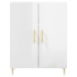 vidaXL Highboard Hochglanz-Weiß 69,5x34x180 cm Holzwerkstoff vidaXL Highboard Hochglanz-Weiß 69,5x34x180 cm Holzwerkstoff