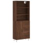 vidaXL Highboard Braun Eichen-Optik 69,5x34x180 cm Holzwerkstoff vidaXL Highboard Braun Eichen-Optik 69,5x34x180 cm Holzwerkstoff