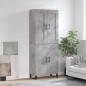 vidaXL Highboard Betongrau 69,5x34x180 cm Holzwerkstoff vidaXL Highboard Betongrau 69,5x34x180 cm Holzwerkstoff