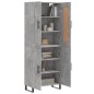 vidaXL Highboard Betongrau 69,5x34x180 cm Holzwerkstoff vidaXL Highboard Betongrau 69,5x34x180 cm Holzwerkstoff